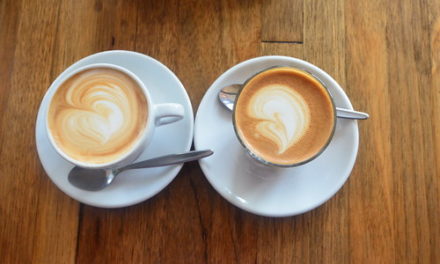 Strong caffe latte, flat white coffee AUD3.80 each – Sister of Soul, St Kilda