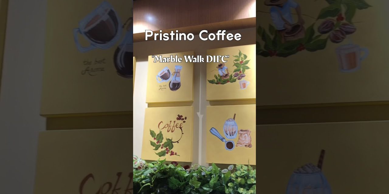 CAFE LATTE AT PRISTINO COFFEE| #Shorts