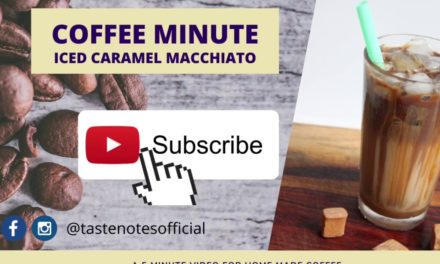 Coffee Minute: Iced Caramel Macchiato