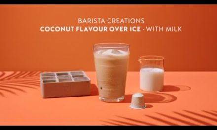 Summer with Nespresso – Coconut flavour over ice coffee with milk recipe