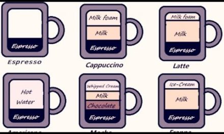 Coffee Types (English) | Espresso | Americano | Mocha | Cappuccino | Latte | Frappe