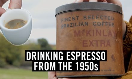 Drinking Espresso from the 1950s