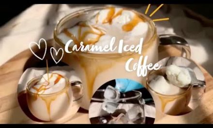 How to make Starbucks Iced Caramel Macchiato Latte|| Caramel Iced coffee |Iced Carame…