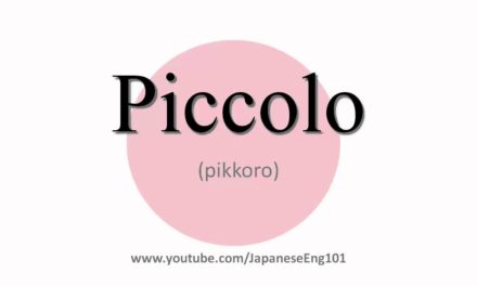 How to Pronounce Piccolo