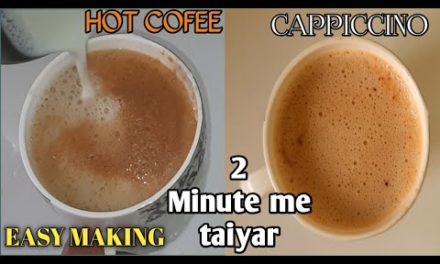 Hot coffee recipe/How to make coffee/Cappuccino coffee recipe at home/the shray&…