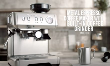 Espresso Coffee Maker with Built-in Coffee Grinder – Ariete 1313