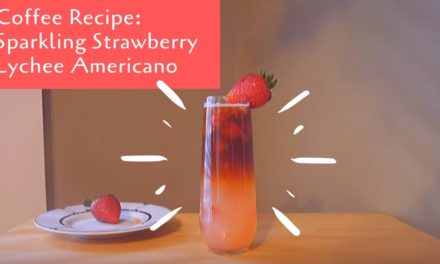 Coffee Recipe: Sparkling Strawberry Lychee Americano