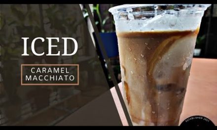 Iced Caramel Macchiato. Not your regular Iced coffee drink.