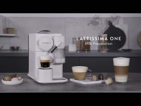 Nespresso Lattissima One – Milk-based beverages preparation