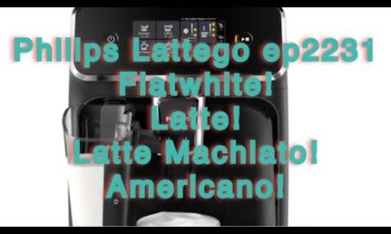 Philips Lattego ep2231 İle Latte,Flatwhite Latte, Machiato ve Americano Yapıyoruz.