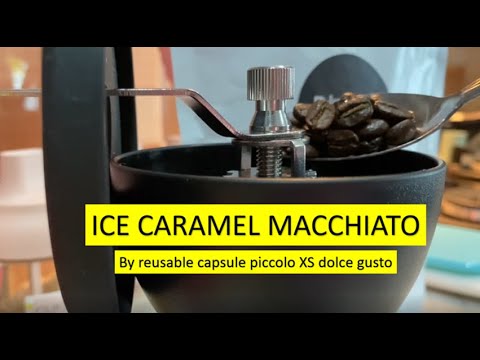 ice caramel macchiato by reusable capsule piccolo xs dolce gusto