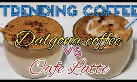 DALGONA Coffee || Cafe Latte || No Mixer || Homemade Version