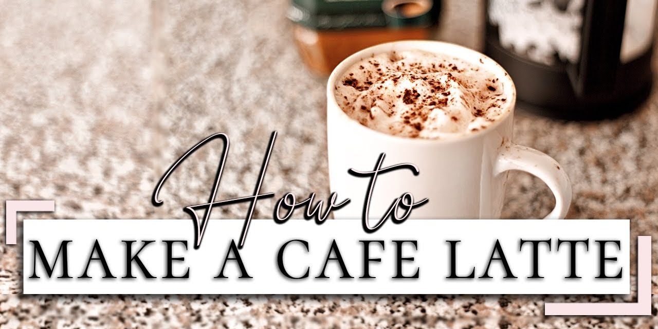 How I Make My Coffee | Making A CAFE LATTE AT HOME | TheStylishMed