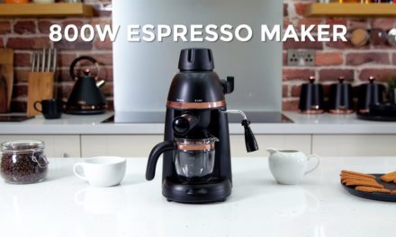 Cavaletto 800W 4 Cup Espresso Machine T13014