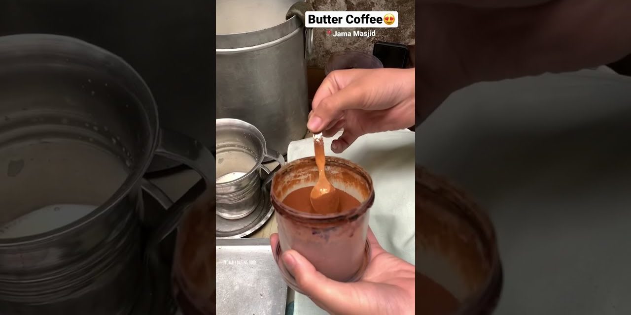 Butter Coffee Recipe #shorts #streetfood
