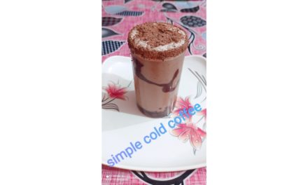 Cold coffee recipe! Bhaut simple easy and tasty.