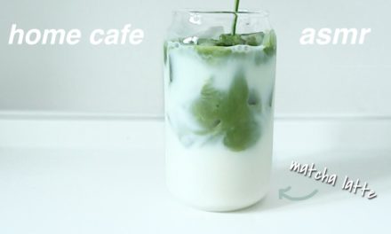 Iced Matcha Latte | Caramel Macchiato | Iced Americano | Home Cafe | ASMR