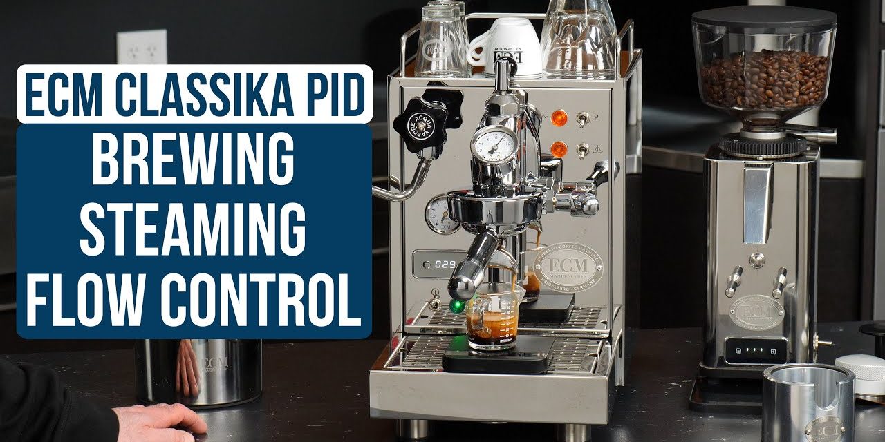 ECM Classika PID: Espresso Brewing, Milk Steaming & Flow Control