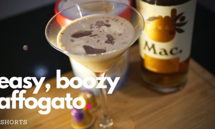 Boozy Iced Coffee – Easy Affogato #shorts