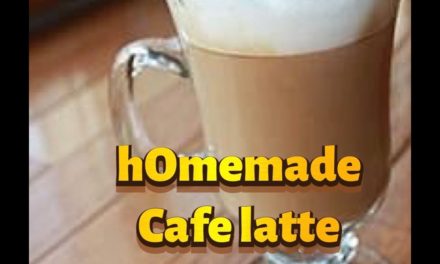 Home made cafe latte