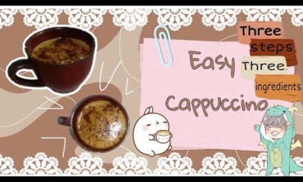 Easy Cappuccino | Three steps, three ingredients.