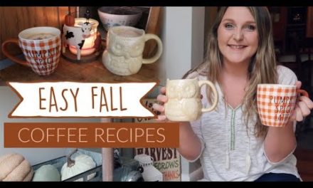 FAVORITE FALL COFFEE RECIPES! | DIY FALL DRINK RECIPES