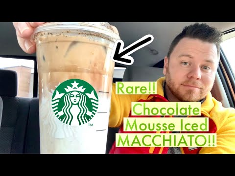 Starbucks® Chocolate MOUSSE Iced Macchiato | How To Order | Must Or Bust