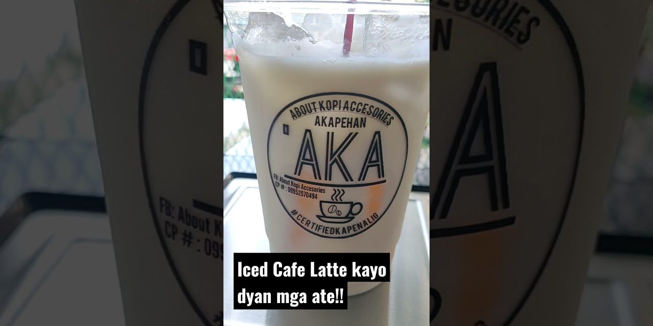 Iced Cafe latte ni Aling Marites