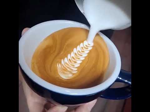 Pegasus Latte Art #coffee #barista #shorts #latteart #cappuccino#cafe#coffeelover #c…
