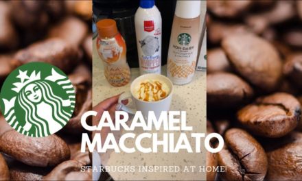 STARBUCKS COPY CARAMEL MACCHIATO AT HOME | 4 Ingredient Simple Coffee Recipe
