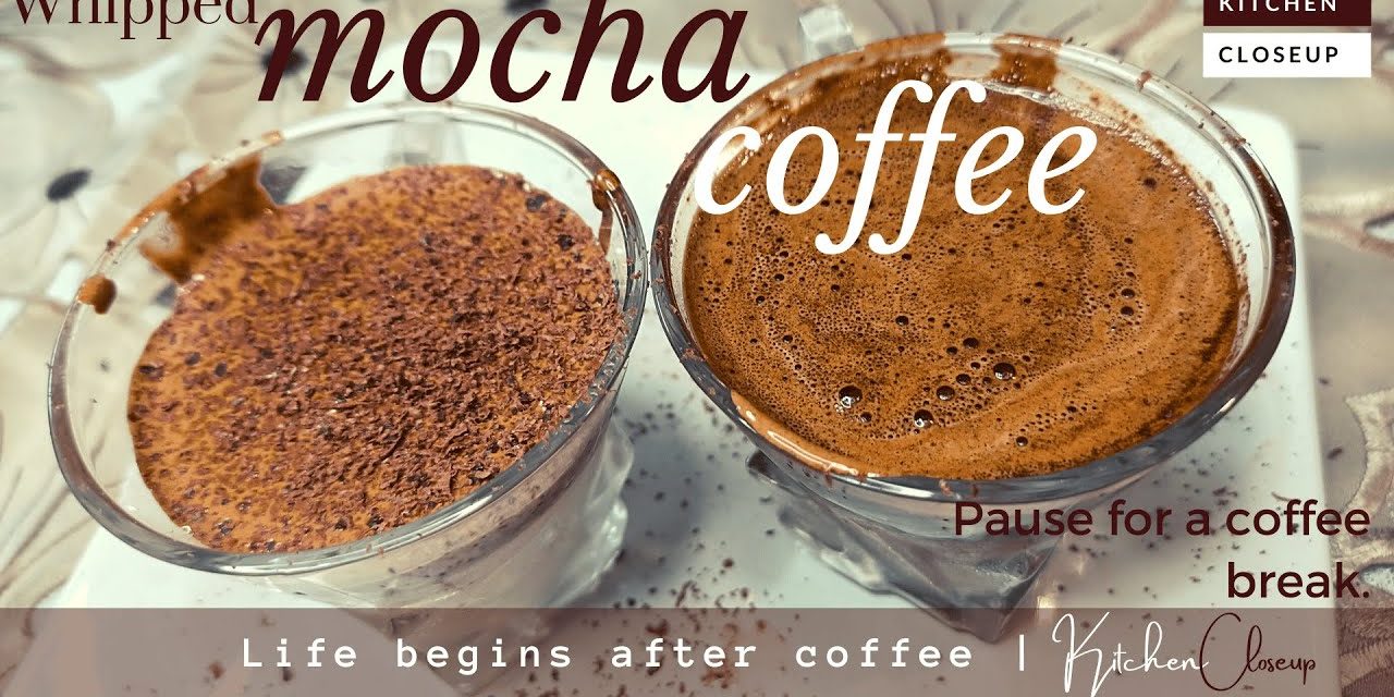 Whipped Mocha Coffee Recipe|How To Make Whipped Mocha Coffee| Mocha Dalgona Coffee