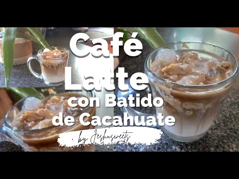 DIY |Café Latte Batido de Cacahuate * Receta #coffee #homecoffee #Cacahuate