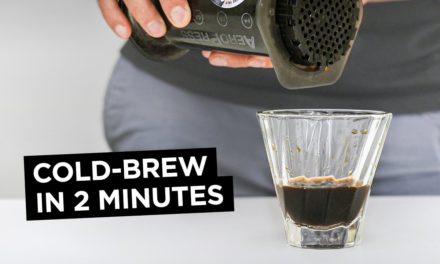 How to AeroPress Cold-Brew Coffee in Two Minutes