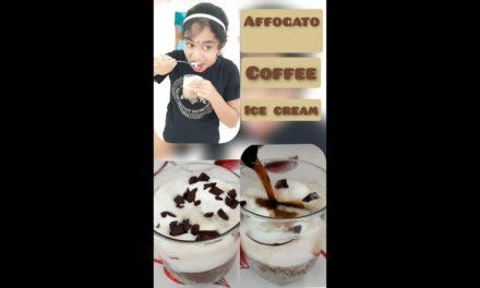 AFFOGATO Coffee Ice Cream || Delicious Italian coffee dessert || #Shorts