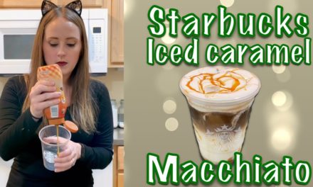 HOW TO MAKE A STARBUCKS ICED CARAMEL MACCHIATO | AT HOME DIY