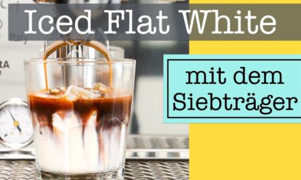 Iced Flat White Zubereitung | Sommer Edition