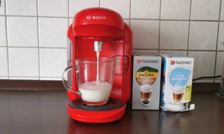Bosch Tassimo Coffee Machine – Making a LATTE MACCHIATO