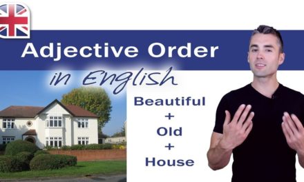 Adjective Order in English – English Grammar Lesson