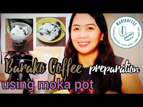 Barako Coffee Preparation using Moka Pot (Espresso-like caffè macchiato, coffee ice c…