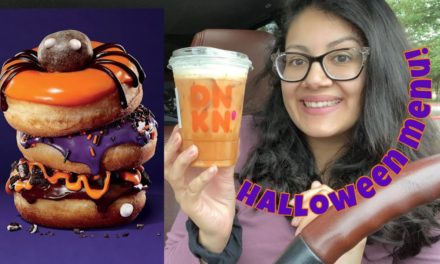 Tasting Dunkin’ Donuts new Halloween menu 2021 | peanut butter cup macchiato| sweet c…