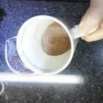 20210907 making mocha coffee from Starbuvks VIA ready brew