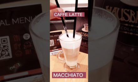 CAFFE LATTE MACCHIATO WITH CARAMEL