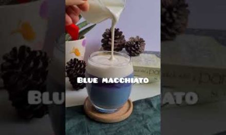 #shorts BLUE MACCHIATO || BUTTERFLY PEA MACCHIATO