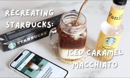 RECREATING STARBUCKS | ICED CARAMEL MACCHIATO | STARBUCKS COFFEE RECIPE | 2021
