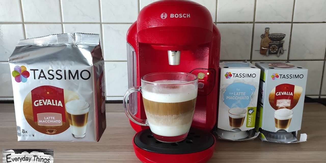 Bosch Tassimo Coffee Machine – Making a GEVALIA Latte Macchiato