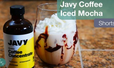 Javy Coffee Review – Iced Mocha using Jave Coffee Liquid Concentrate #shorts