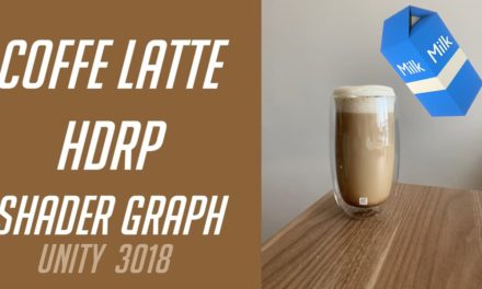 Created A Realistic Cafe Latte HDRP Shader Using Dani's Milk