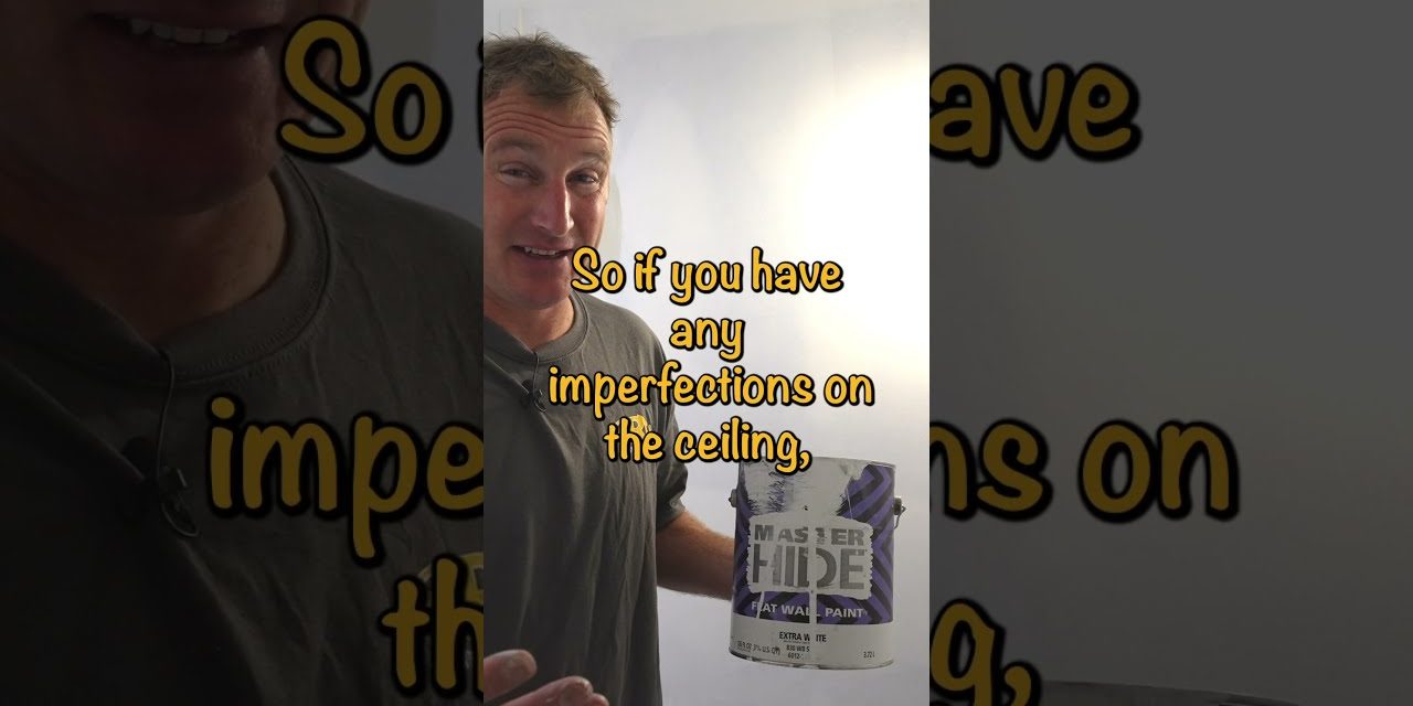 Painting tip for ceilings #shorts #painting #tipsandtricks