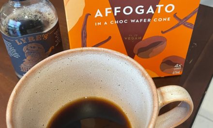 Affogato dessert, Lyre's Coffee Originale non-alcoholic spirits & Peters Drum…