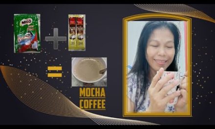 HOW TO MAKE EASY MOCHA COFFEE WITHOUT MACHINE / AT HOME WITH MY COFFEE